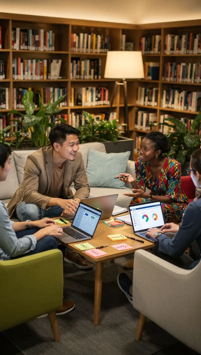 Professional team collaboration