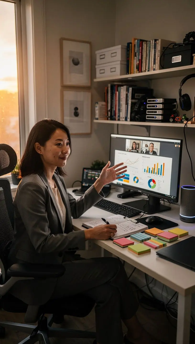 Professional business solutions illustration